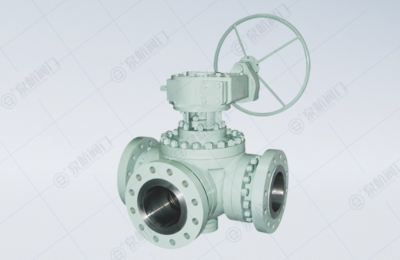 Three-way Four Seal Ball Valve